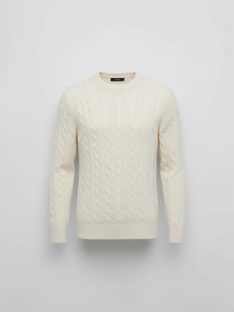 Cashmere Cable-Knit Sweater
