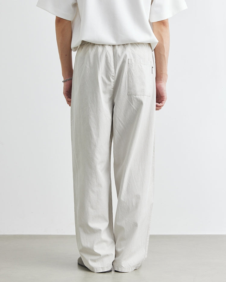 Tencel Jogger Pants with Fine Drawstrings and Loose Fit