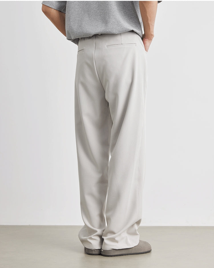 Wide-Leg Loose Fit Chino Pants