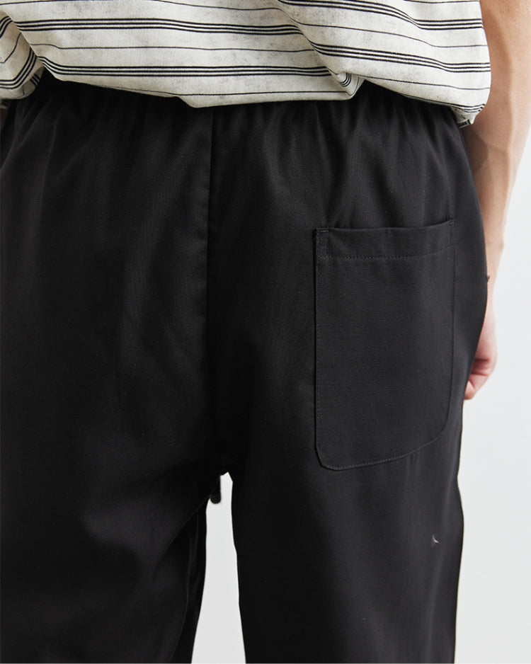 Wide Waist Linen Pants