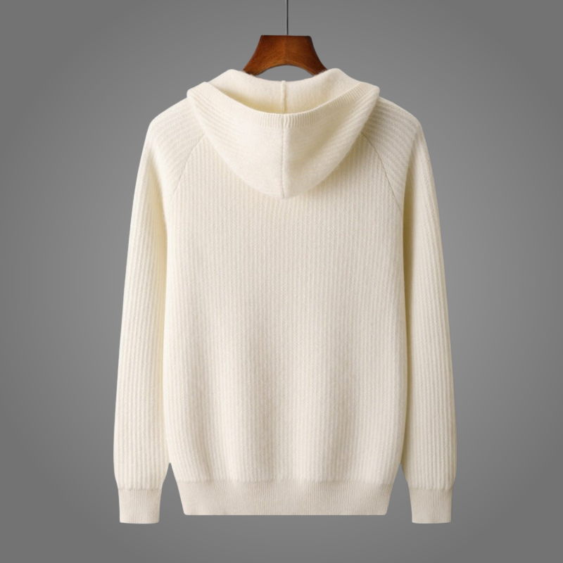 100% Merino Wool Zip Up Hoodie