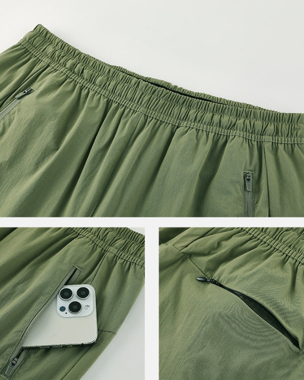 Breathable Tech Pants with Zipper