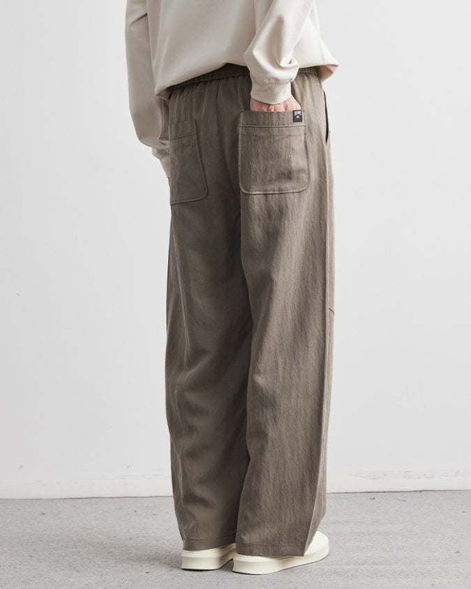 Tencel Jogger Pants with Loose Drawstrings
