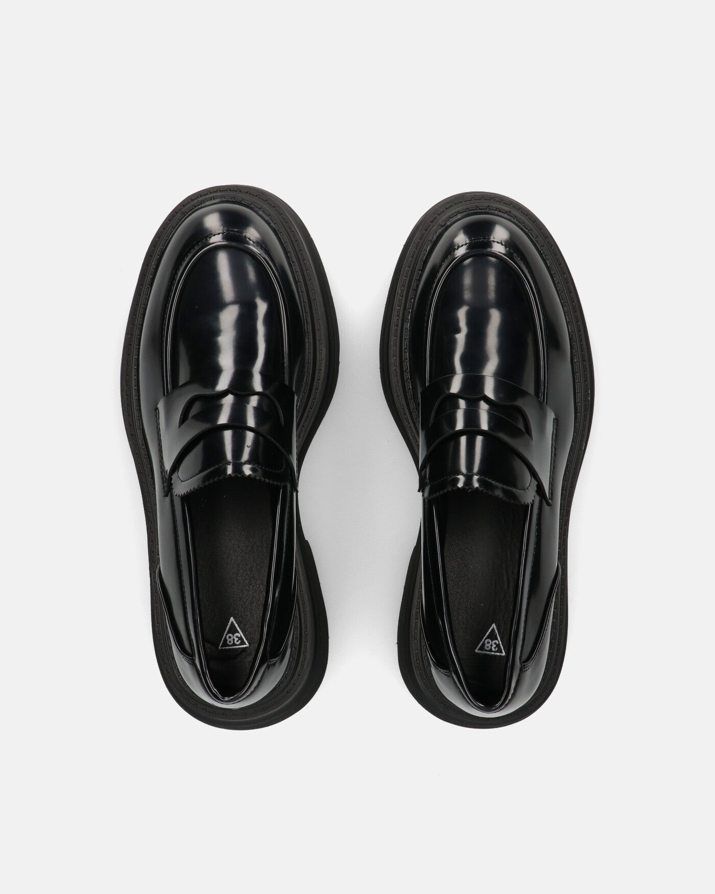 BICE - Black Platform Loafers