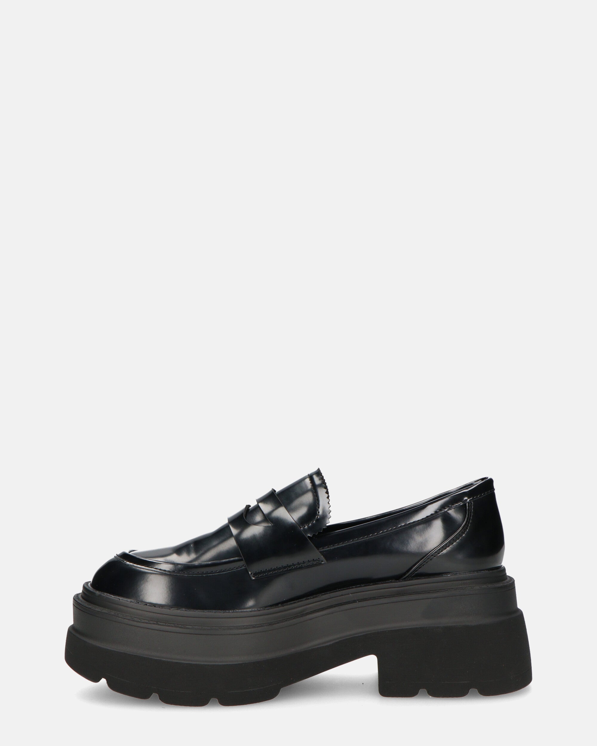 BICE - Black Platform Loafers