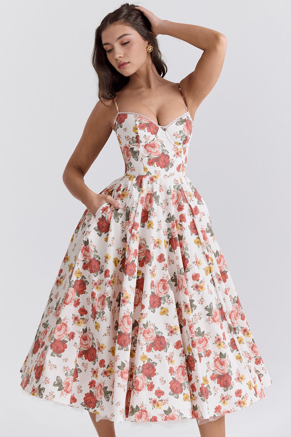 Cloe Midi Dress - Double Layer