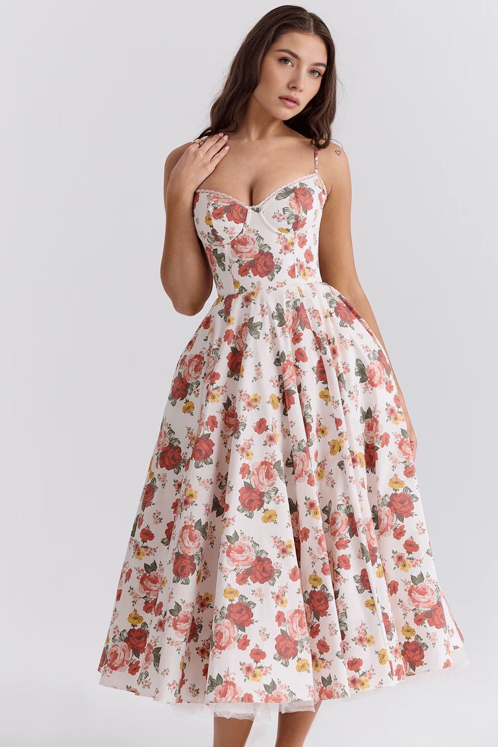Cloe Midi Dress - Double Layer