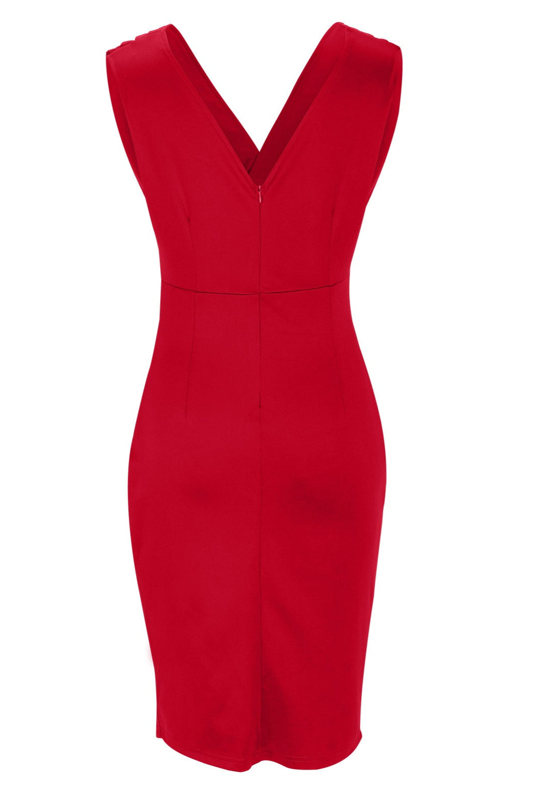 Isa Dress with V-Neck and Slit