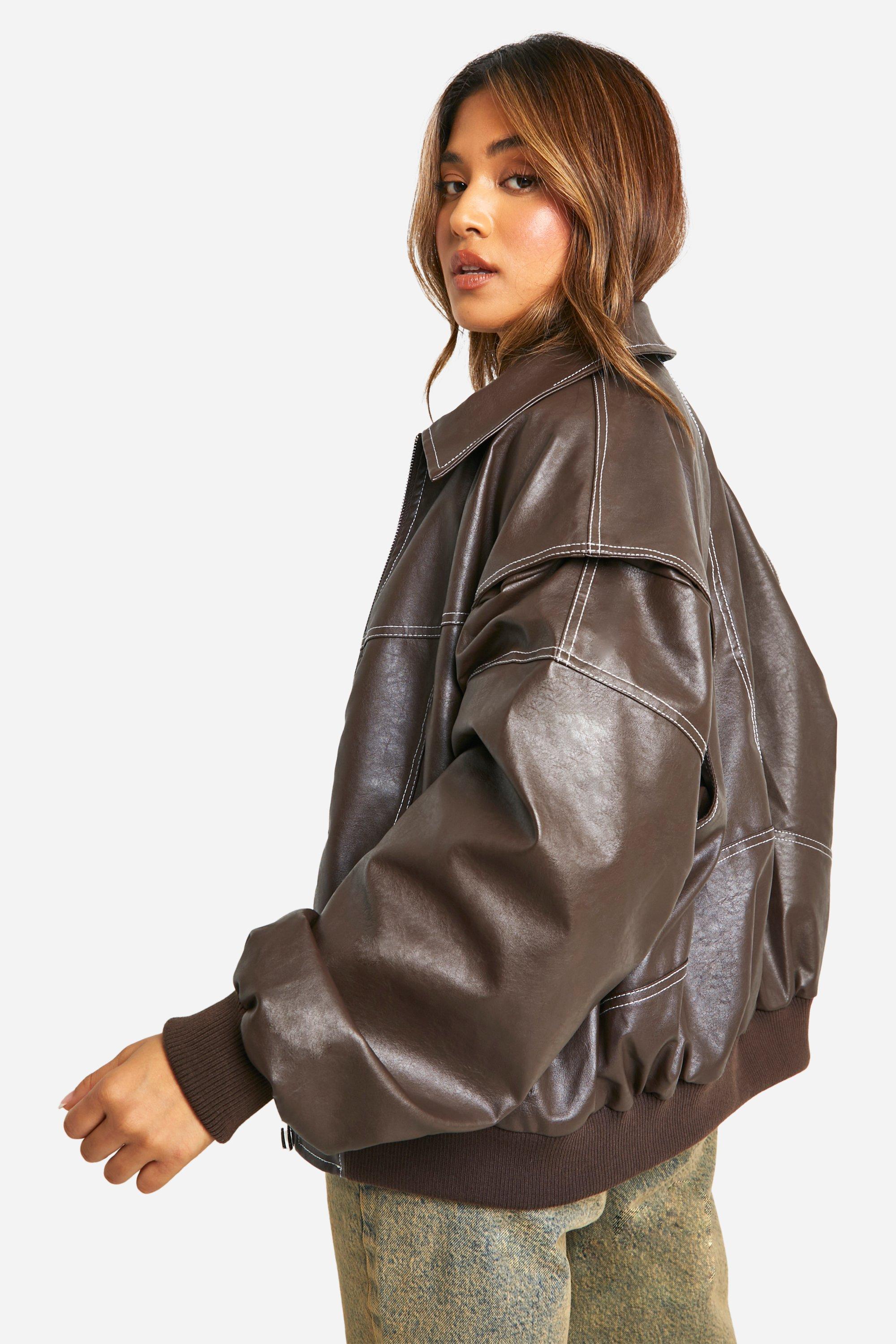 Leather Bomber