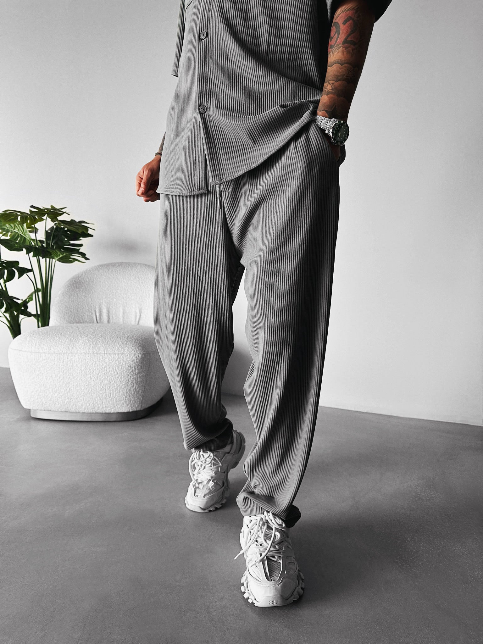 Loose Fit Cord Pant