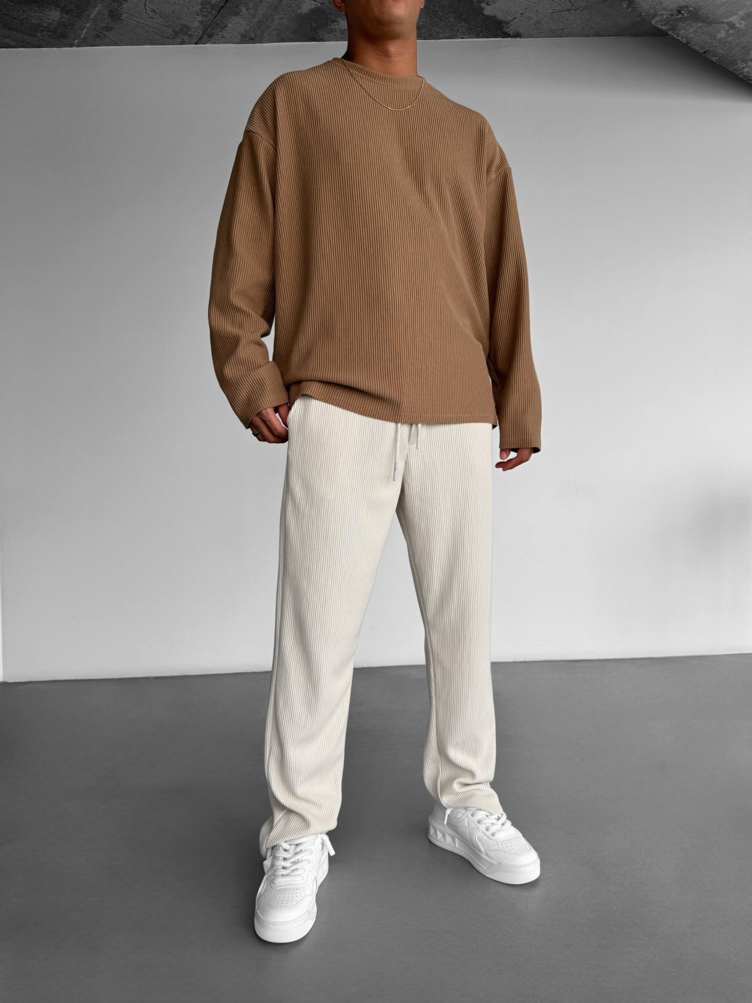 Loose Fit Cord Pant