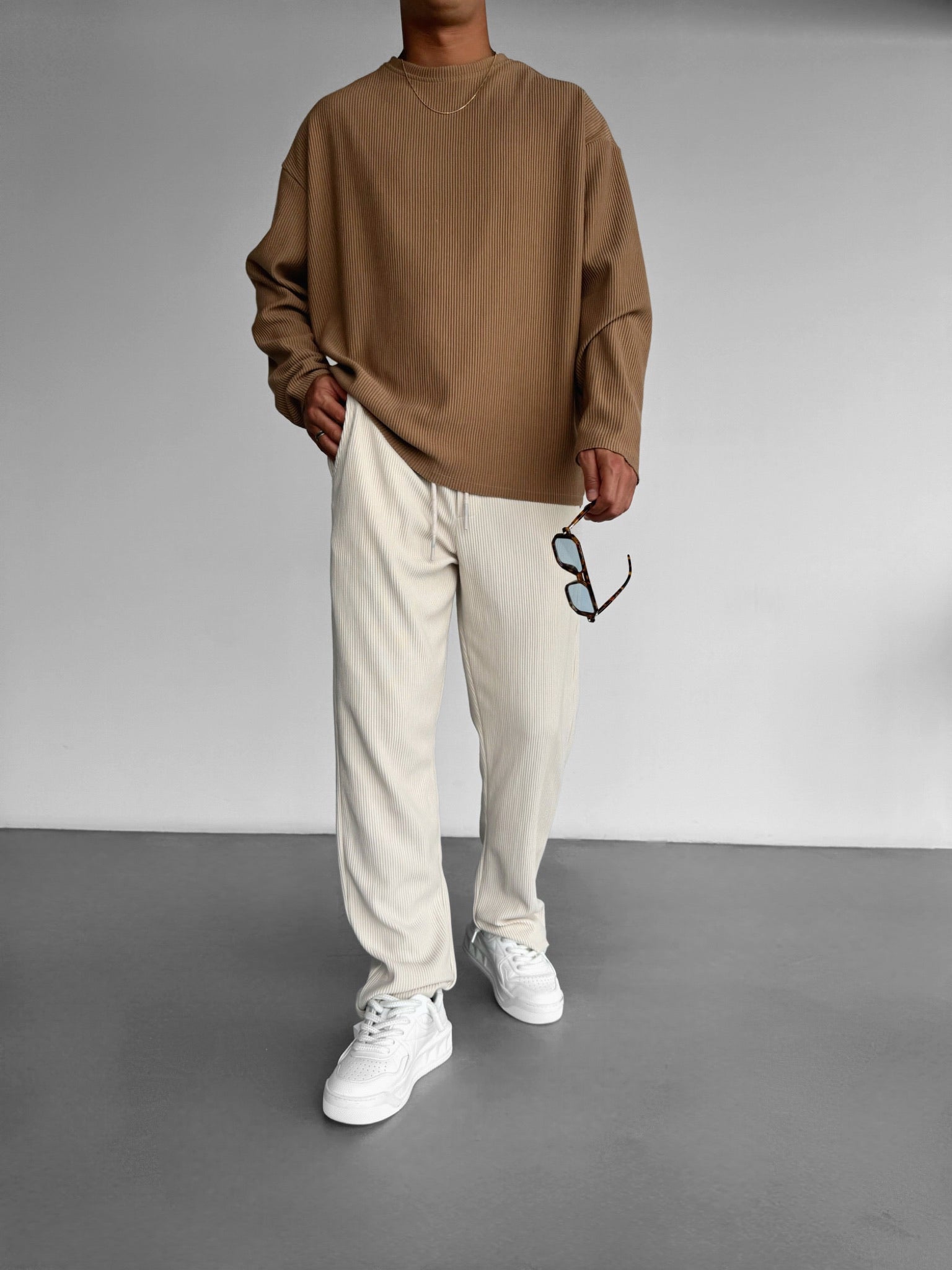 Loose Fit Cord Pant