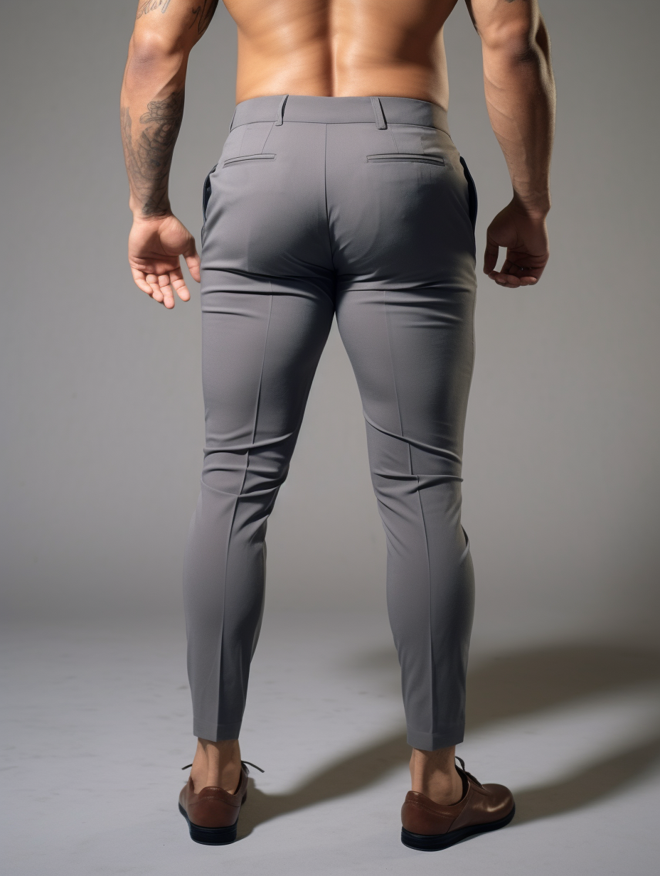 Wrinkle-Free Slim Fit Trousers