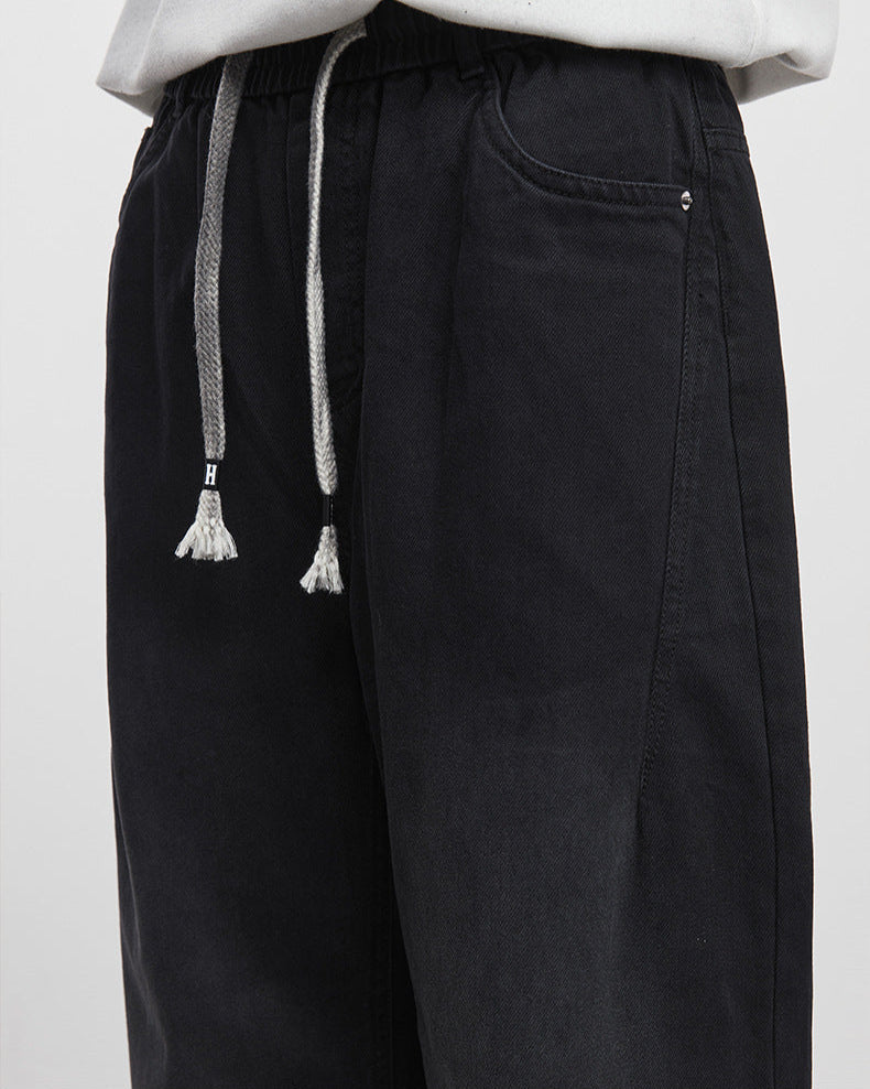 Loose-Fit Lightweight Drawstring Pants