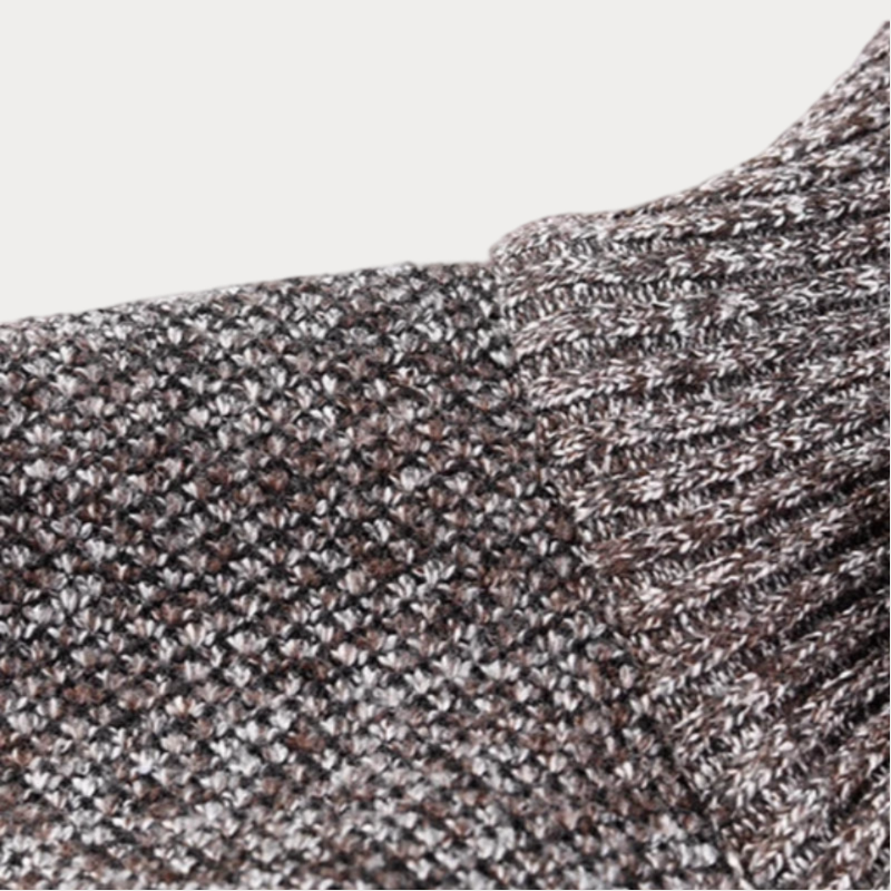Fleece-Lined Knit Jacket