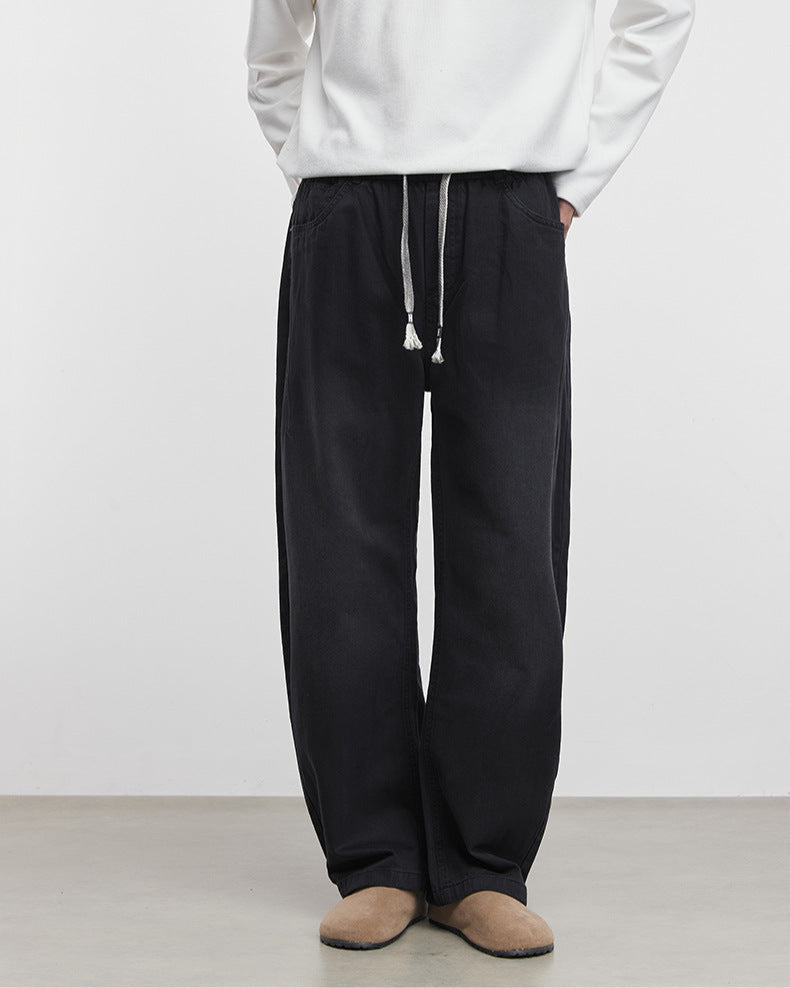 Loose-Fit Lightweight Drawstring Pants