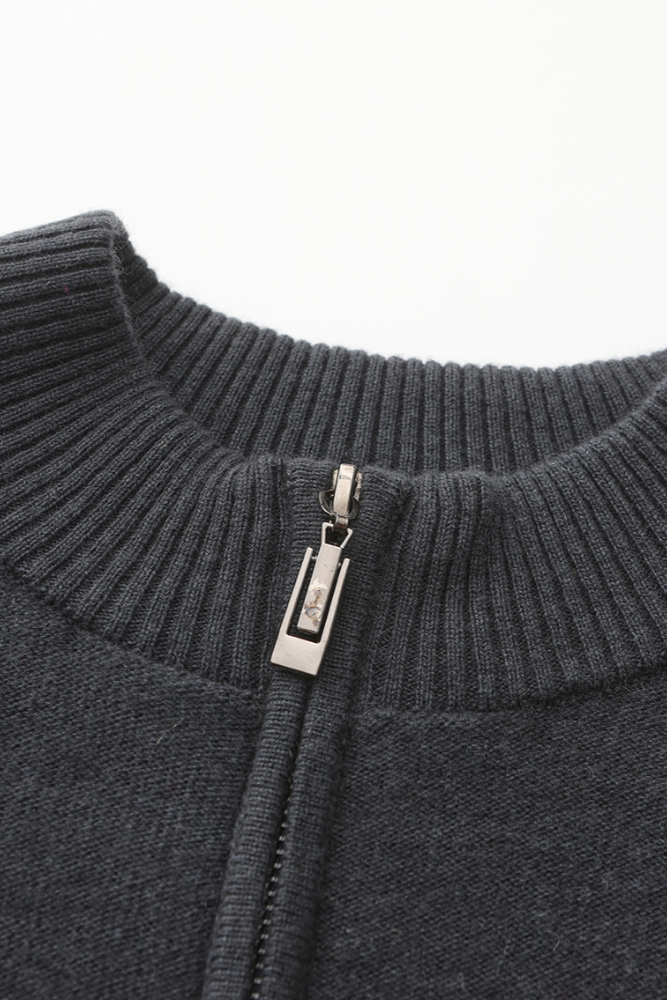 Ribbed Half Zip