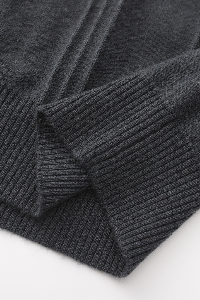 Ribbed Half Zip