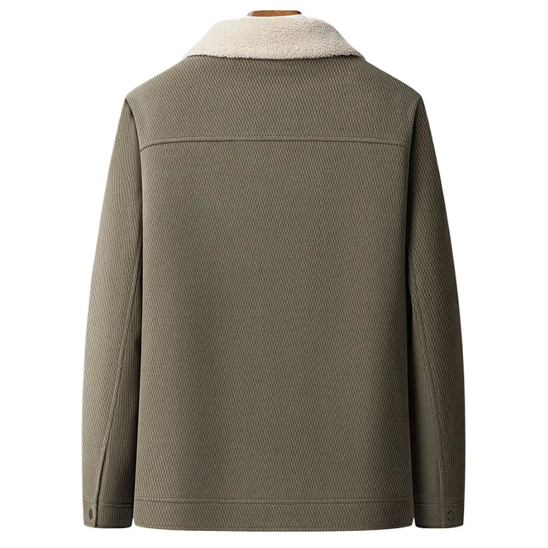 Fleece-Collared Jacket