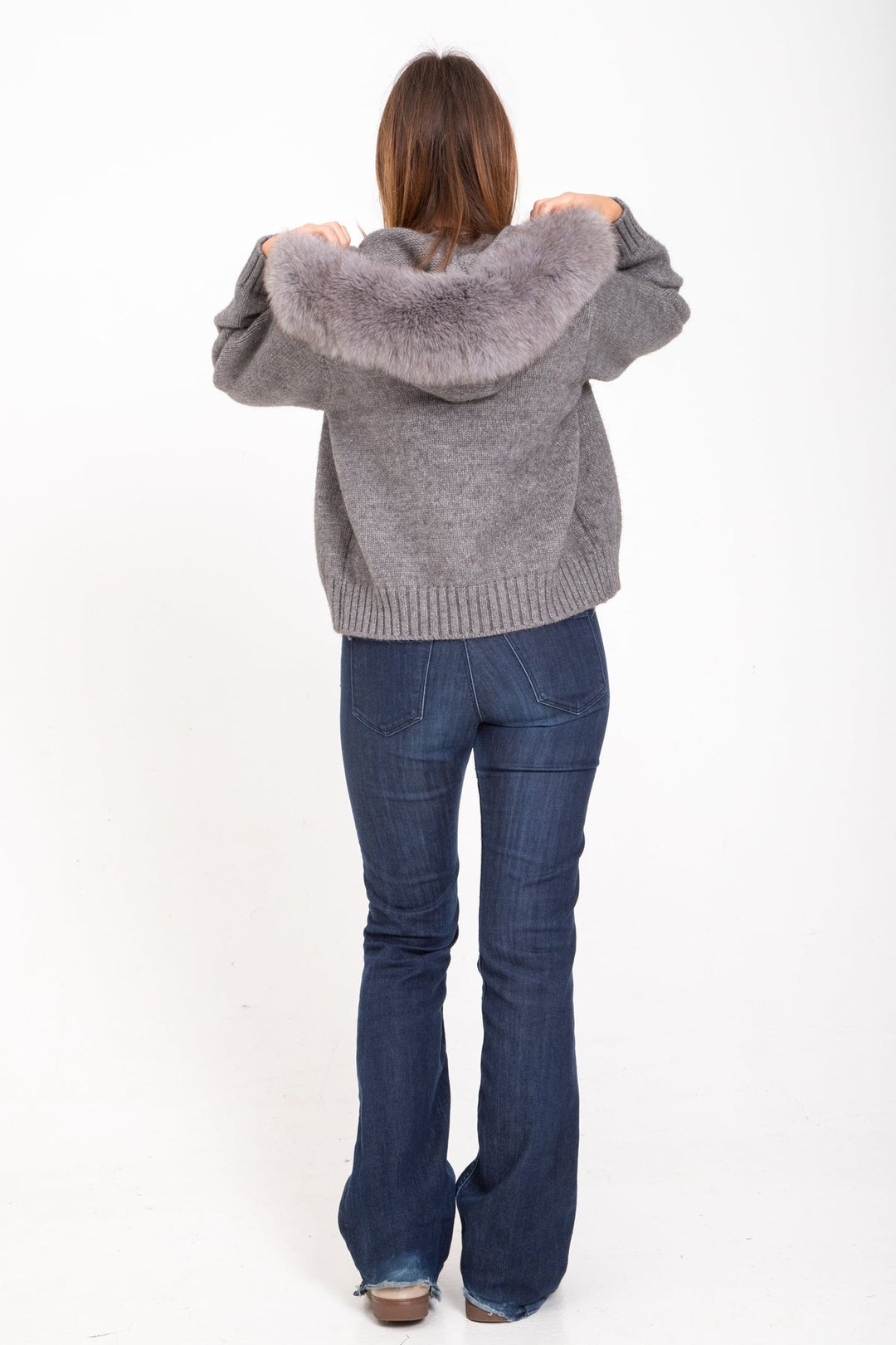 Wool Coat with Hood