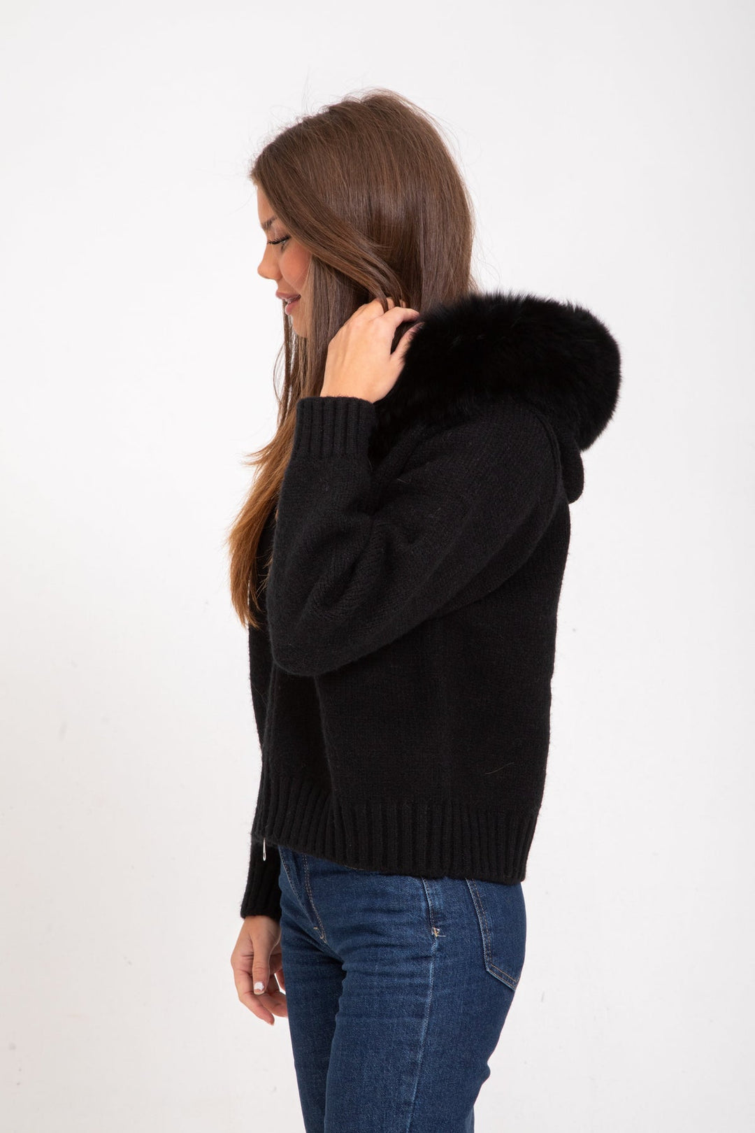 Wool Coat with Hood