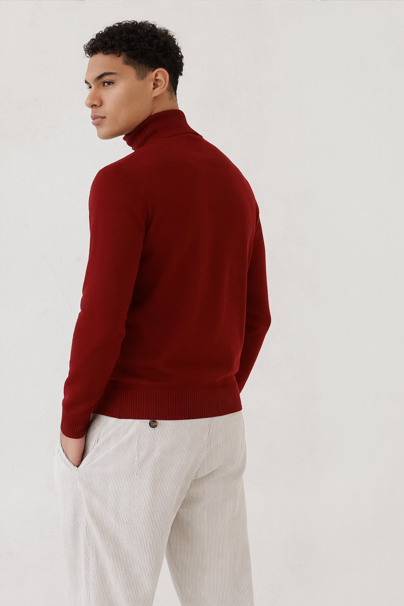 Essential Half-Zip Knit Sweater