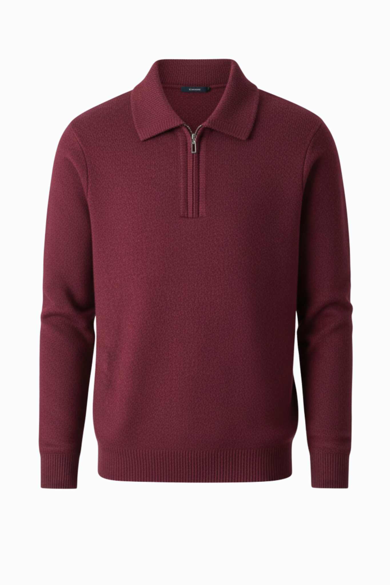 100% Cashmere Quarter Zip Sweater