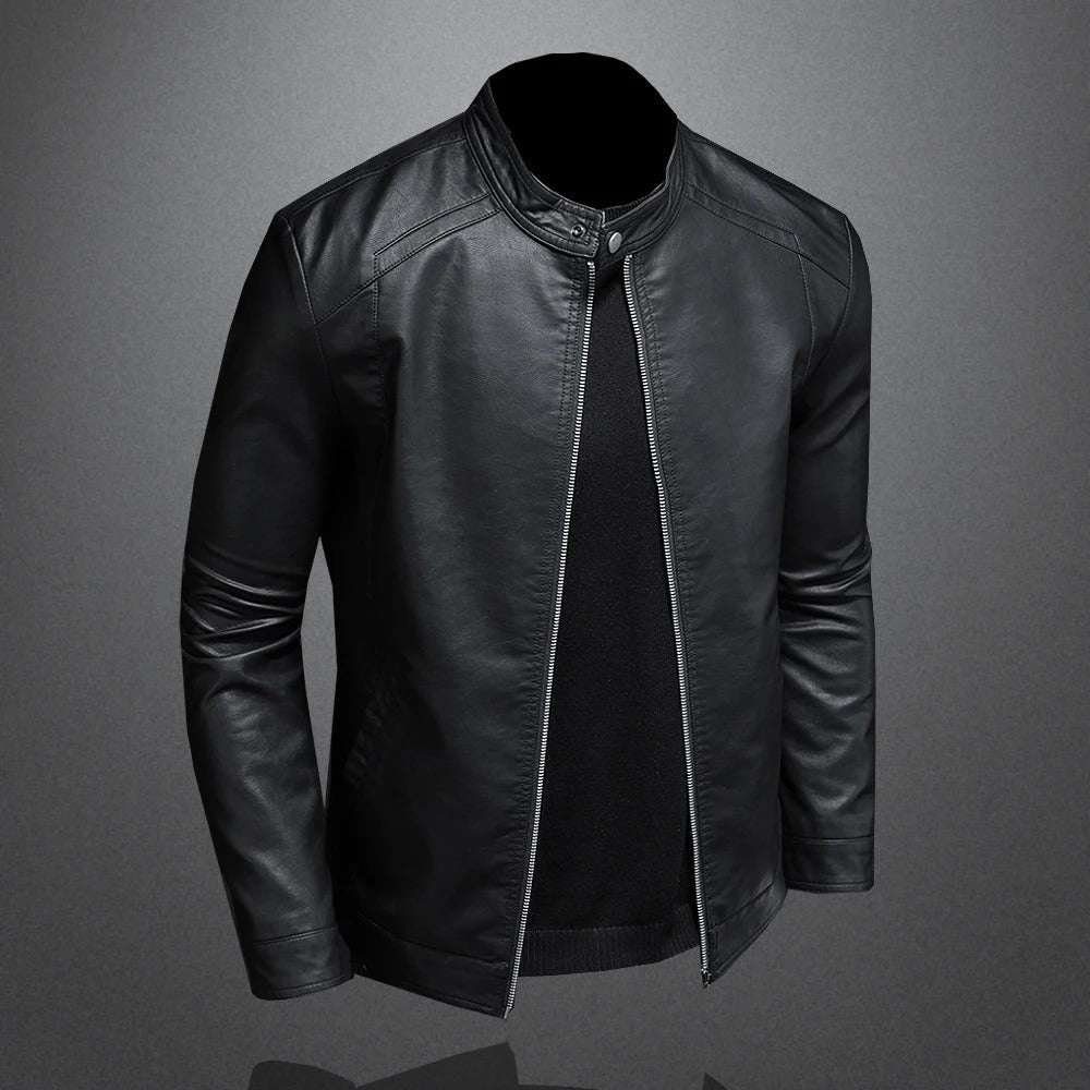 Classic Leather Zip Jacket