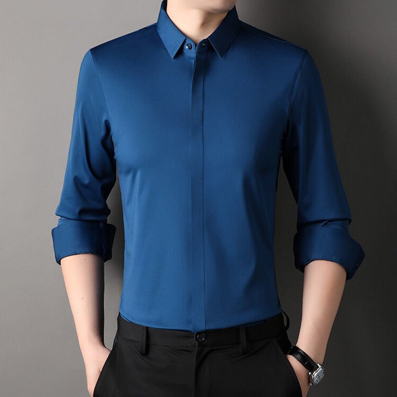 Wrinkle-Free Stretch Dress Shirt (Buy 1 Get 1 FREE)