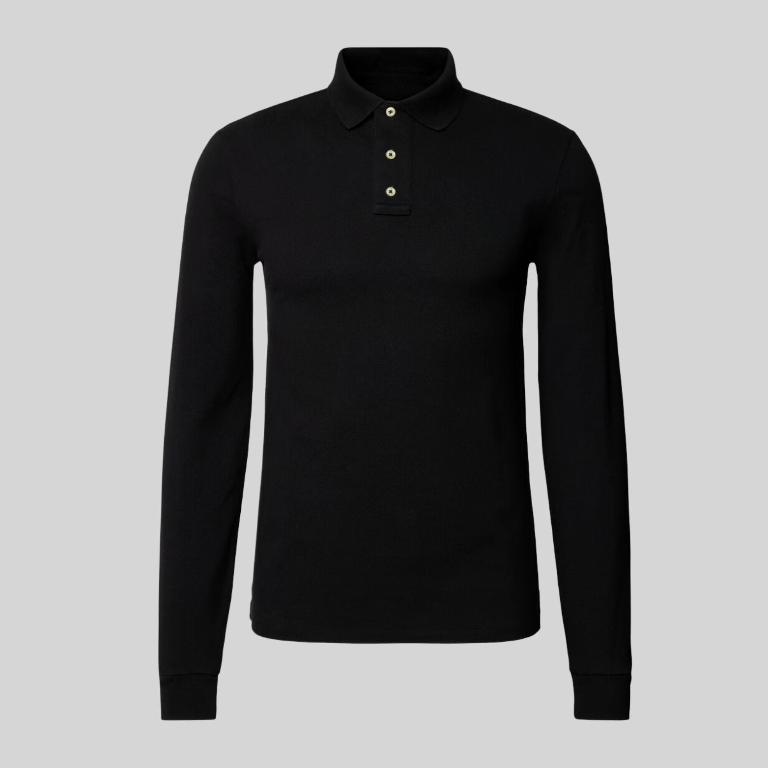 Casual Long Sleeve Polo