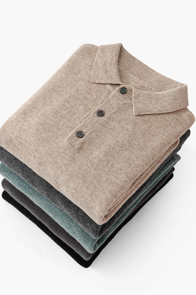 100% Cashmere Polo