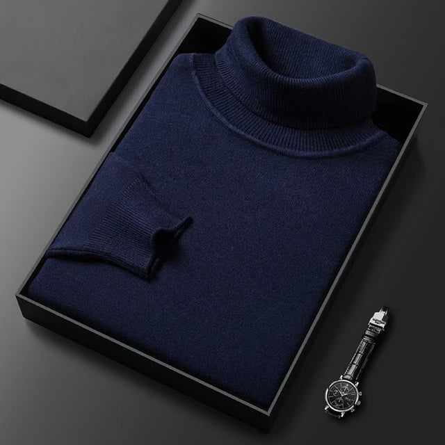 100% Cashmere Signature Turtleneck