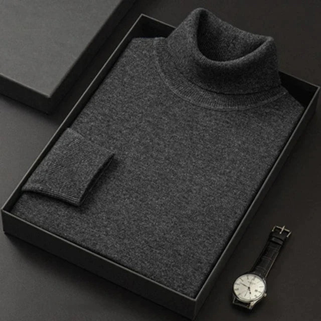 100% Cashmere Signature Turtleneck