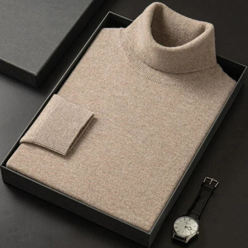 100% Cashmere Signature Turtleneck