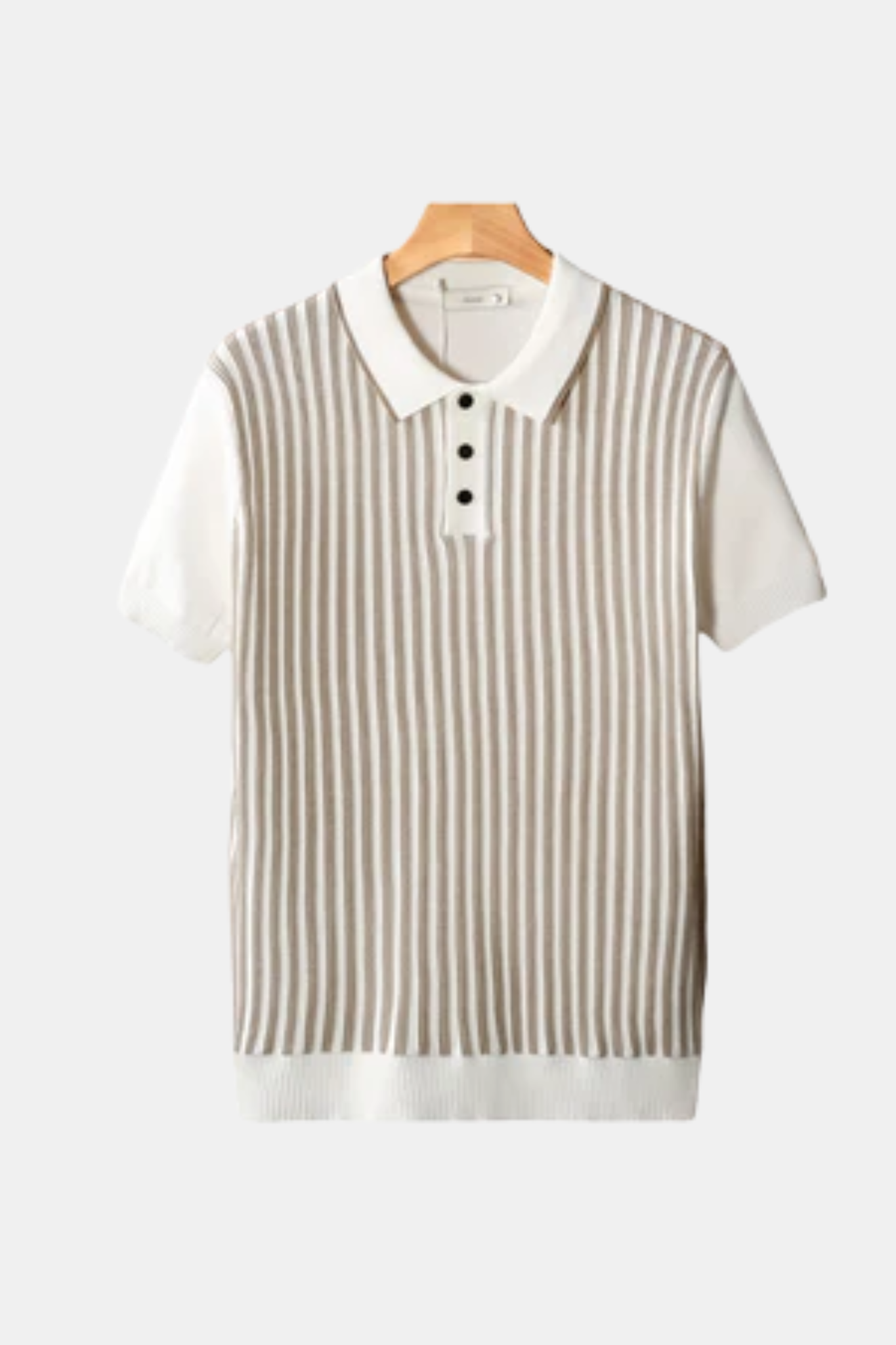 Vertical Striped Polo