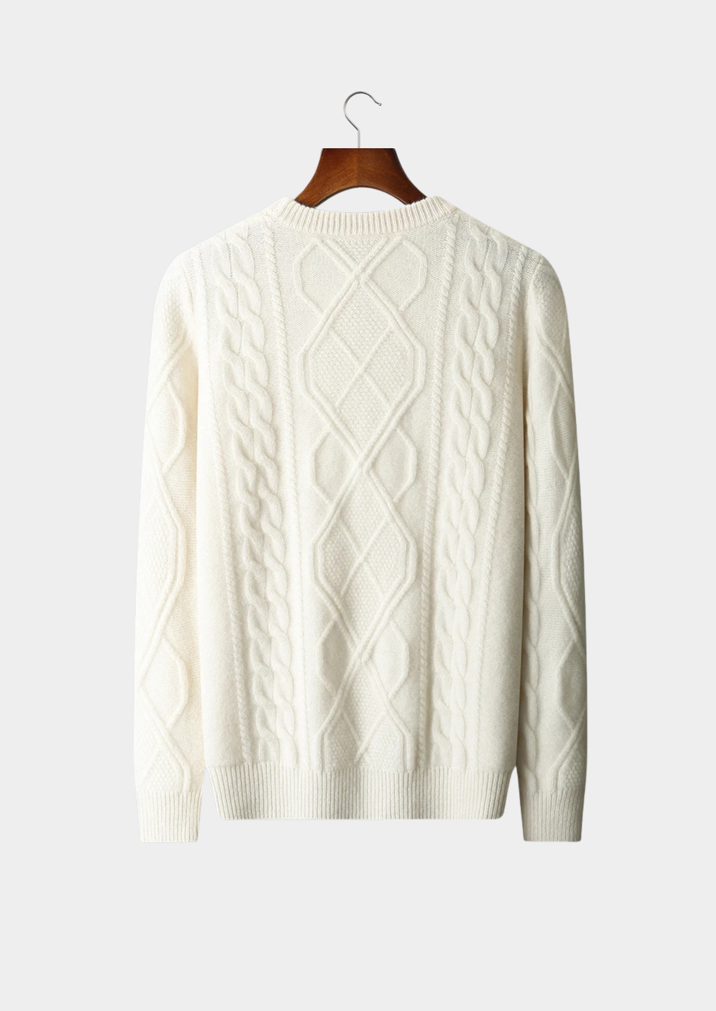 PURE EXTRA-FINE MERINO WOOL CREWNECK
