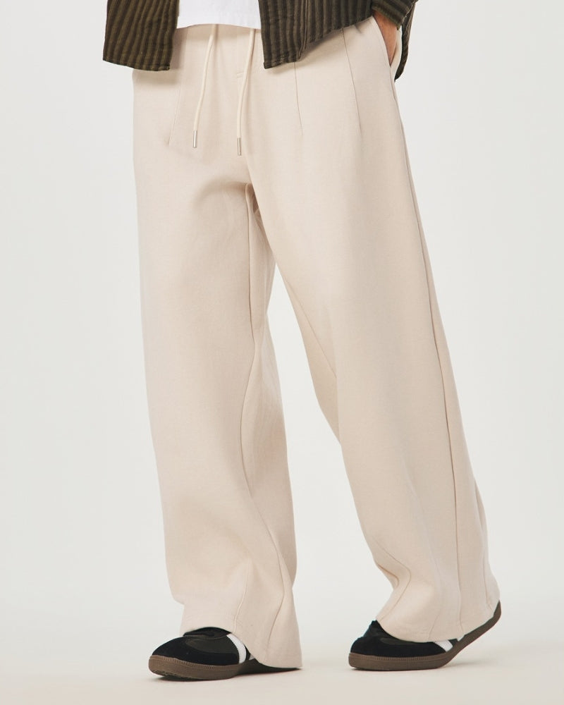 Relaxed Fit Wide Leg Joggers