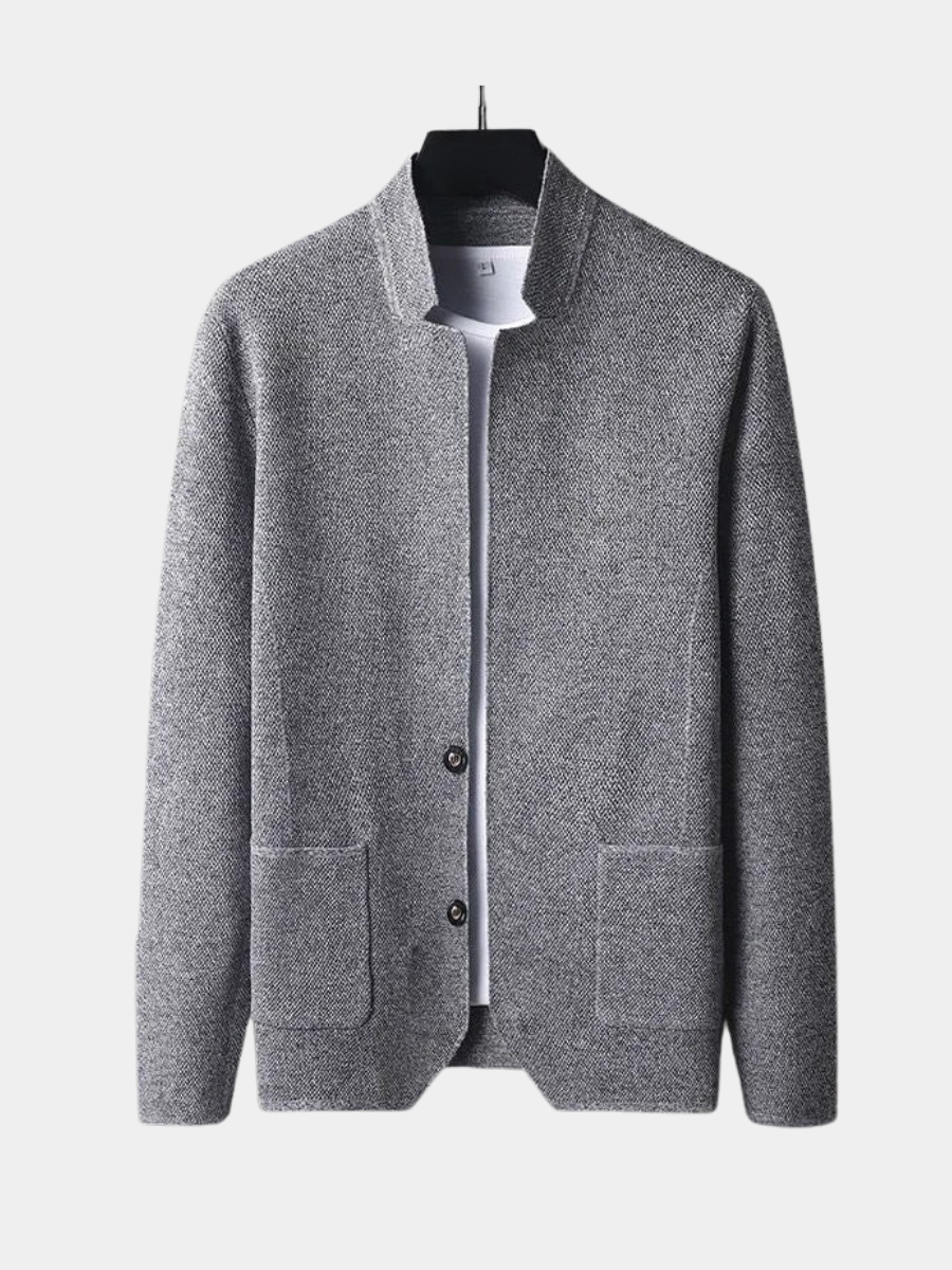 Minimalist Knit Blazer Cardigan