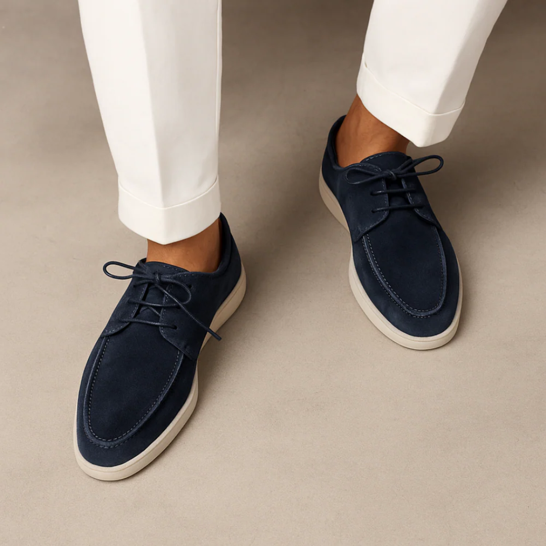 Suede Lace-Up Shoes