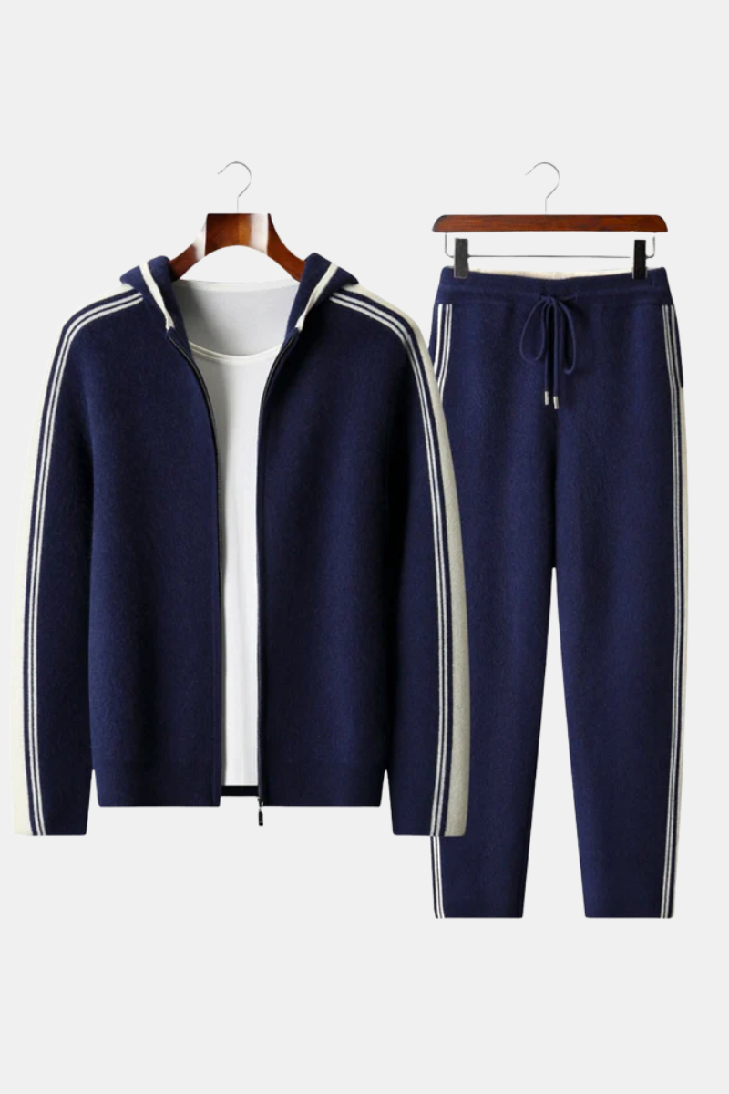100% CASHMERE TRACKSUIT