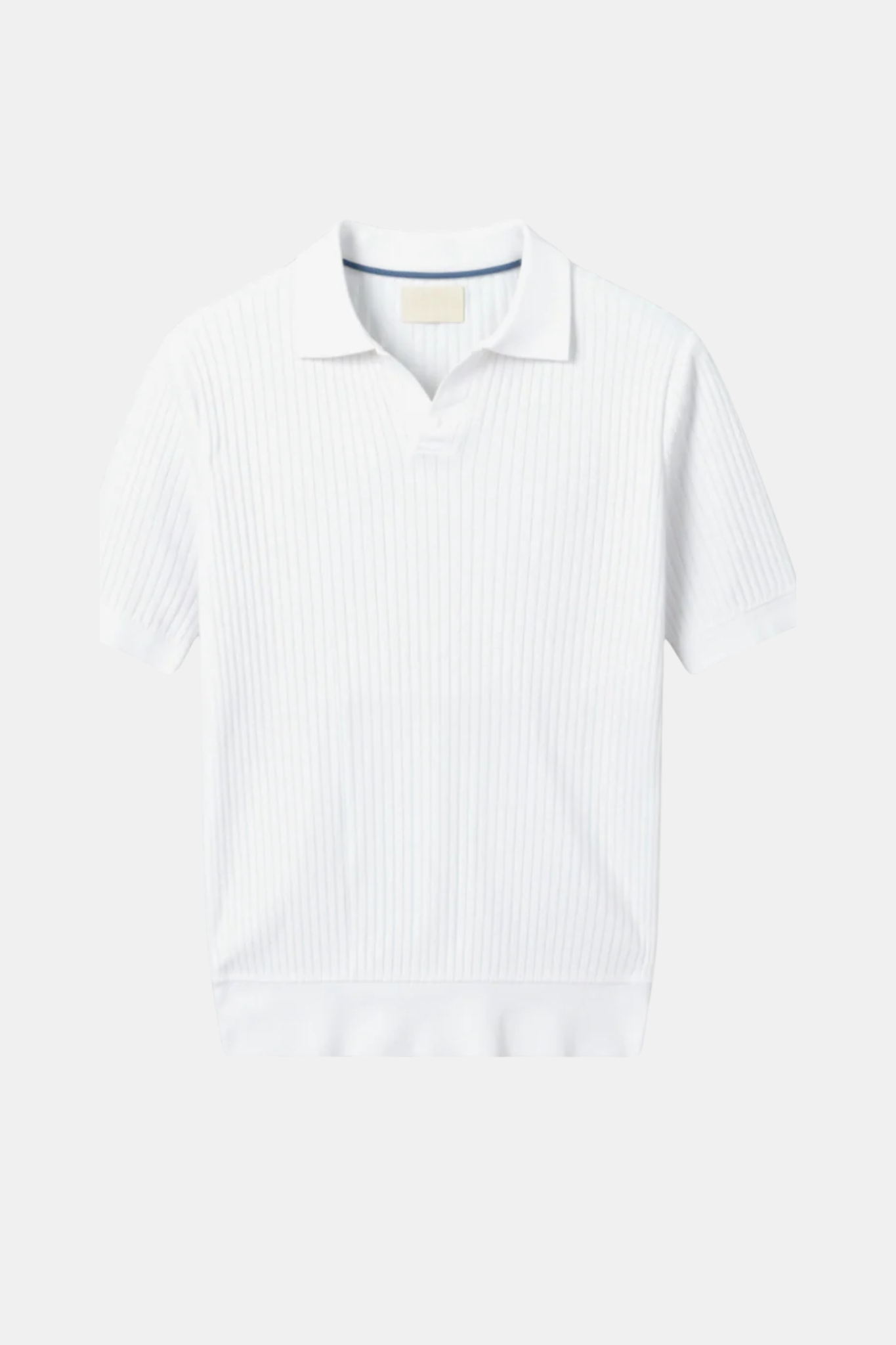 Ribbed Cotton Polo