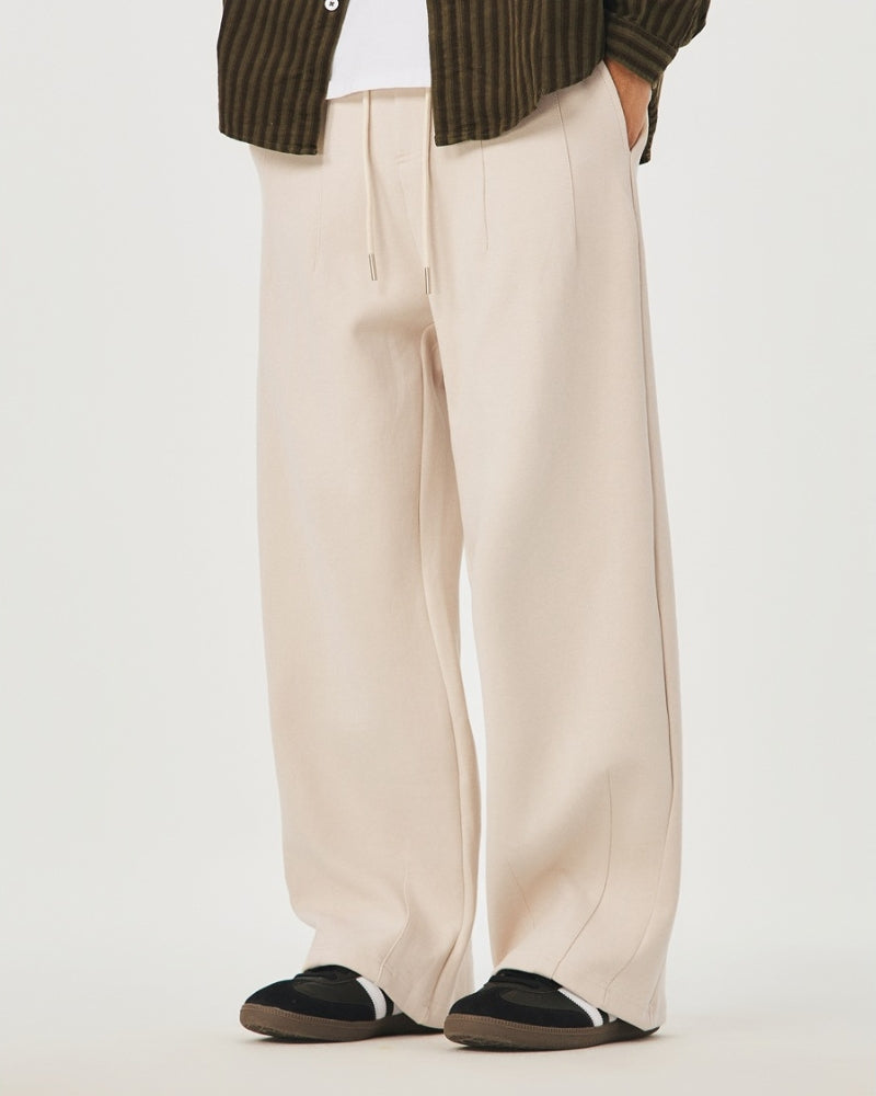 Relaxed Fit Wide Leg Joggers