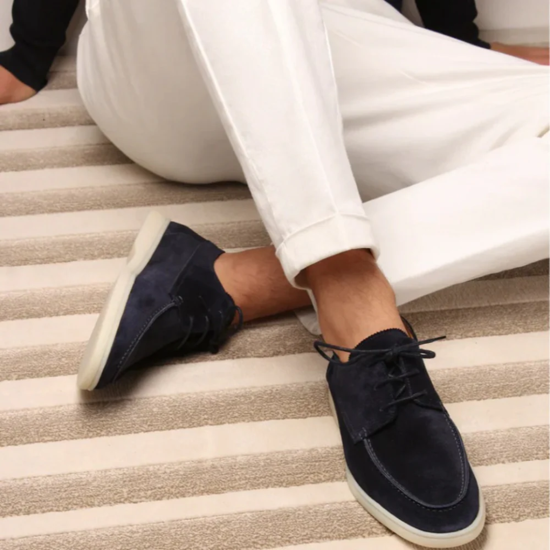 Suede Lace-Up Shoes