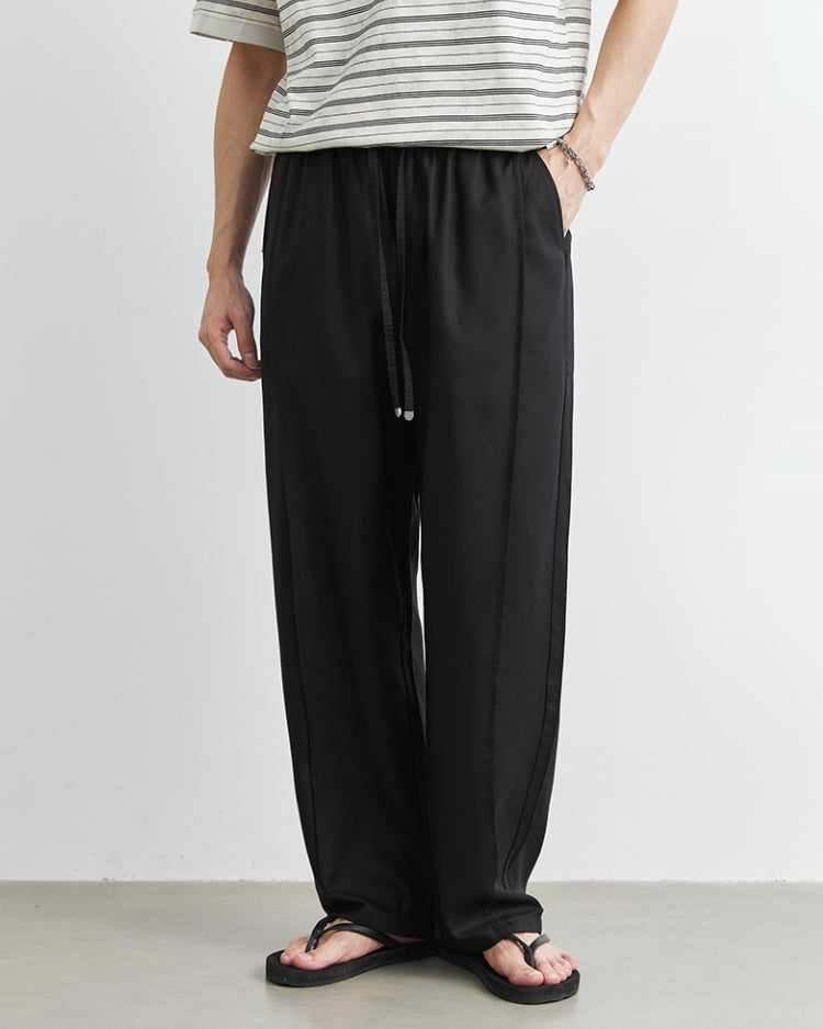 Wide Waist Linen Pants