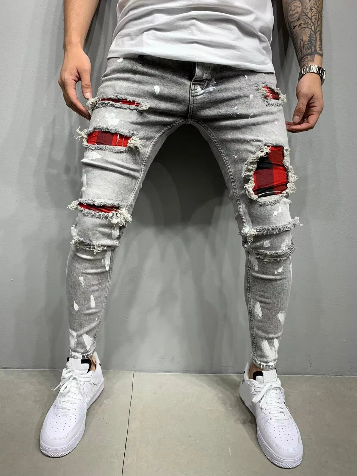 Rebel Distressed Denim Pant