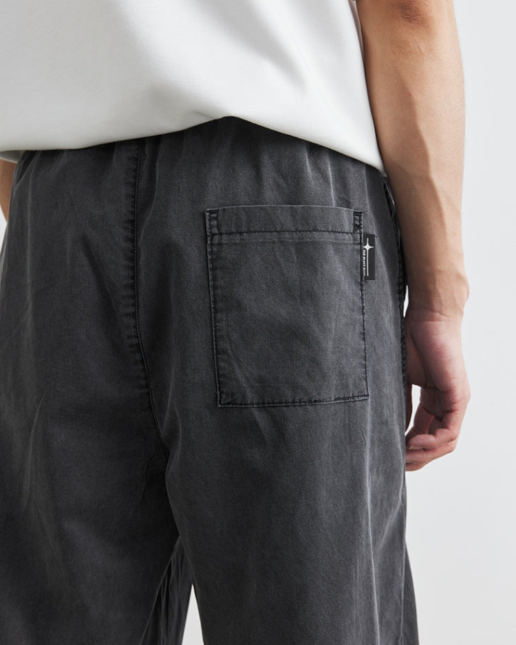 Tencel Jogger Pants with Fine Drawstrings and Loose Fit