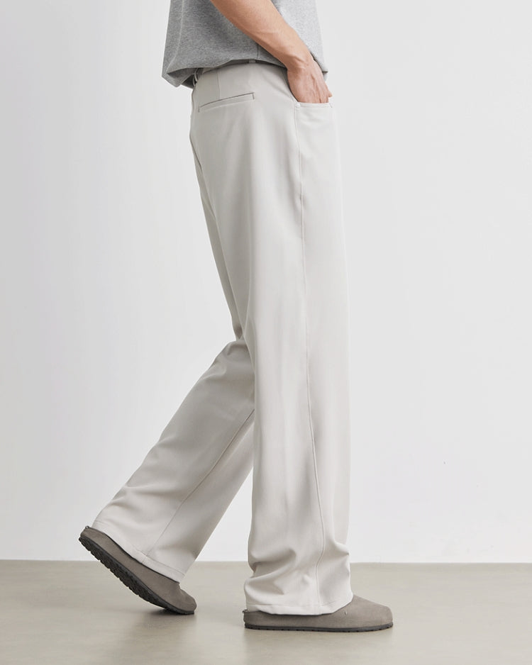 Wide-Leg Loose Fit Chino Pants