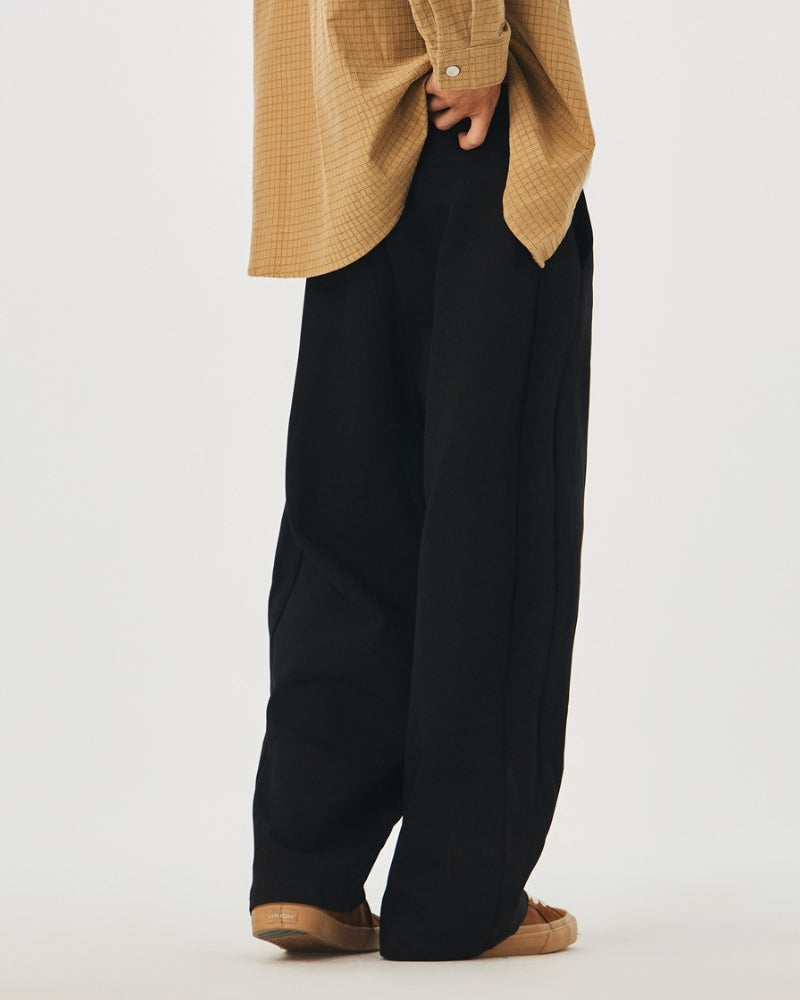 Relaxed Fit Wide Leg Joggers