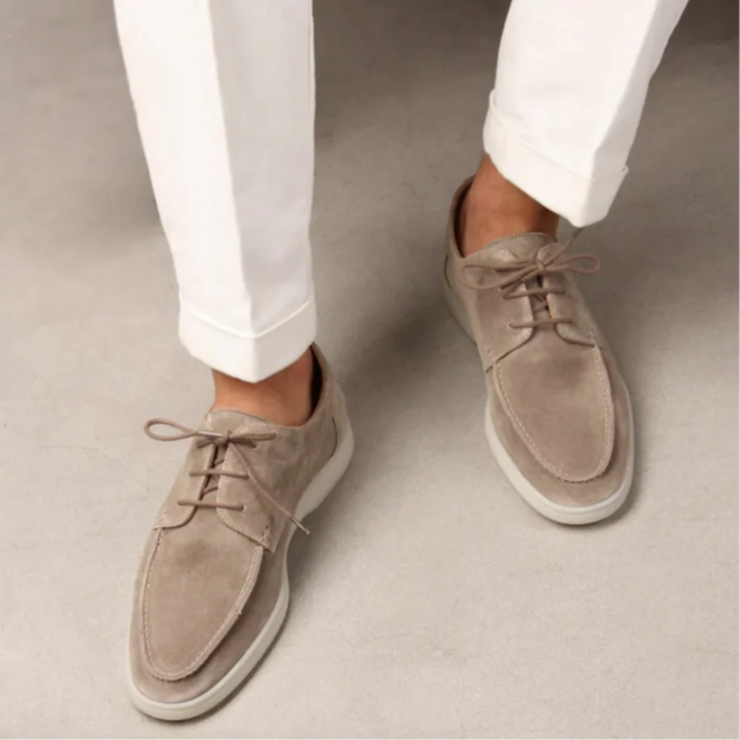 Suede Lace-Up Shoes