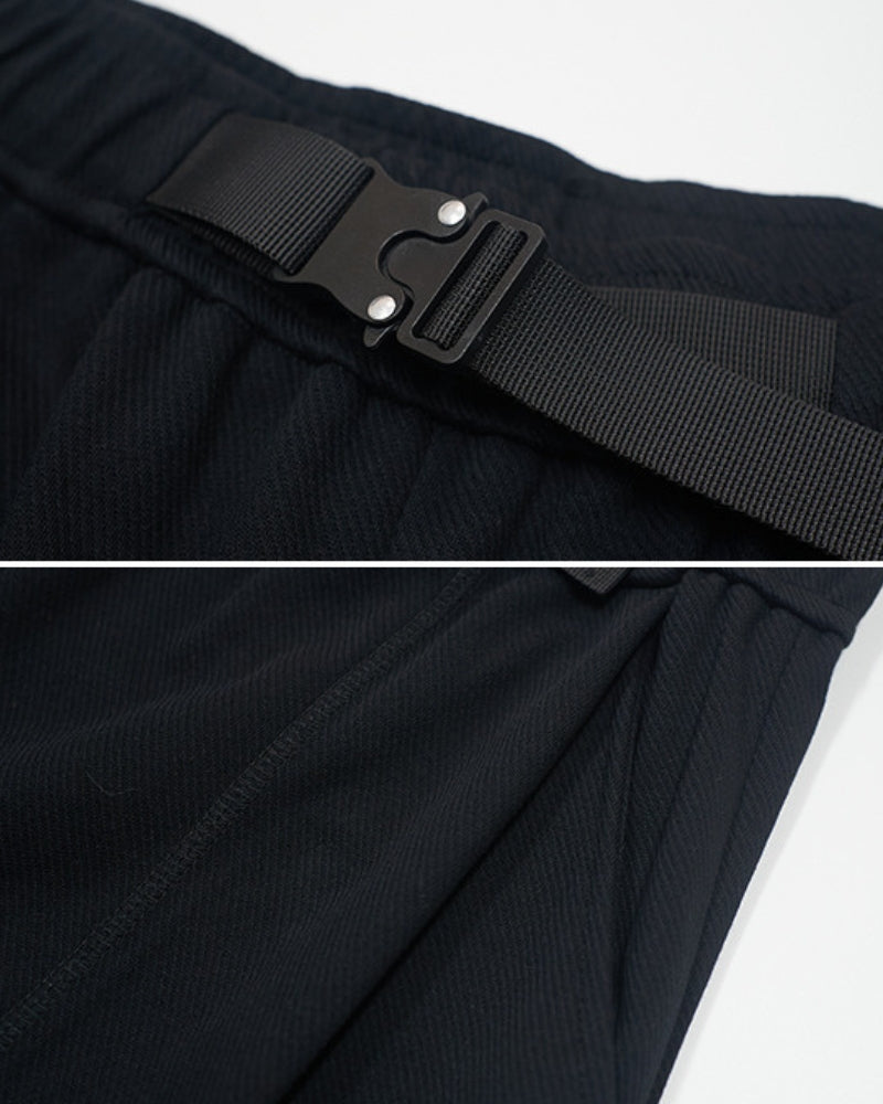 Wide Jogger with Belt Lock Closure